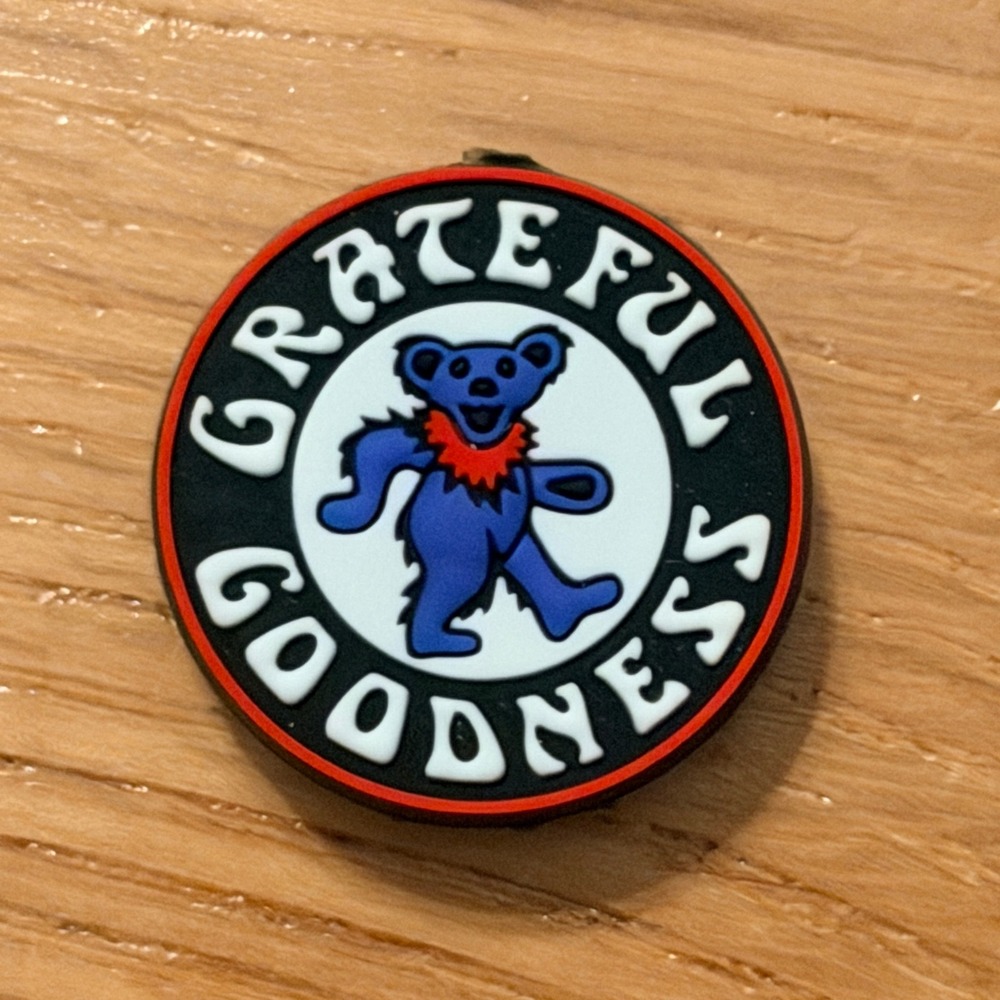Grateful Dead Jibbitz Shoe Charm Blue Dancing Bear Grateful Goodness Official